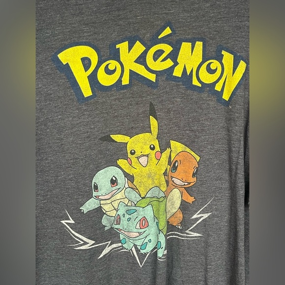 Pokemon Gray Size XL Men’s T-Shirt - Picture 3 of 3
